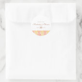 Verse zomer ananas bruiloft gunst Sticker (Tas)