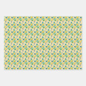 Verse zomer citroen botanische citrus inpakpapier vel (Voorkant)