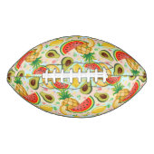 Verse zomer fruit patroon american football (Voorkant)