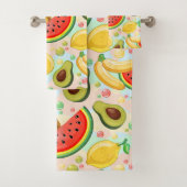 Verse zomer fruit patroon bad handdoek (Insitu)