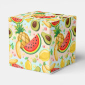 Verse zomer fruit patroon bedankdoosjes (Achterkant)