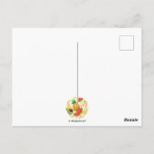 Verse zomer fruit patroon briefkaart (Achterkant)