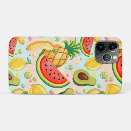 Verse zomer fruit patroon Case-Mate iPhone case (Achterkant (horizontaal))