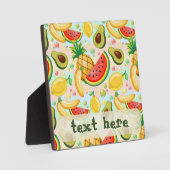 Verse zomer fruit patroon fotoplaat (Voorkant)