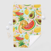 Verse zomer fruit patroon golfhanddoek (Insitu)