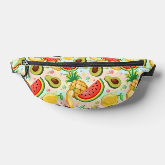 Verse zomer fruit patroon heuptasje (Liggend)