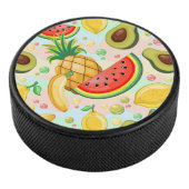Verse zomer fruit patroon hockey puck (3/4)