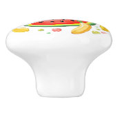 Verse zomer fruit patroon keramische knop (Zijkant)