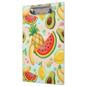Verse zomer fruit patroon klembord (Links)