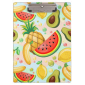 Verse zomer fruit patroon klembord (Voorkant)