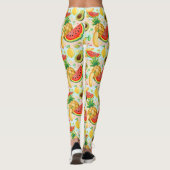 Verse zomer fruit patroon leggings (Achterkant)