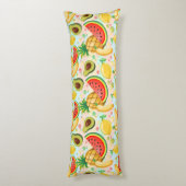 Verse zomer fruit patroon lichaamskussen (Achterkant (Verticaal))