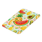 Verse zomer fruit patroon magneet (Linkerzijde)
