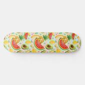 Verse zomer fruit patroon persoonlijk skateboard (Horizontaal)