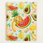 Verse zomer fruit patroon planner (Voorkant)