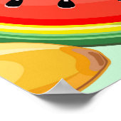 Verse zomer fruit patroon poster (Hoek)