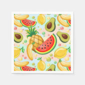 Verse zomer fruit patroon servet (Voorkant)