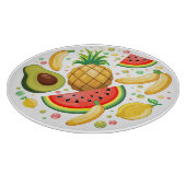 Verse zomer fruit patroon snijplank (Hoek)