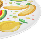 Verse zomer fruit patroon snijplank (Hoek)