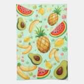 Verse zomer fruit patroon theedoek (Verticaal)
