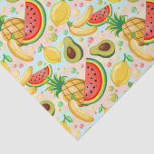 Verse zomer fruit patroon tissuepapier (Detail)