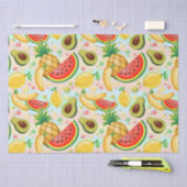 Verse zomer fruit patroon tissuepapier (Craft)