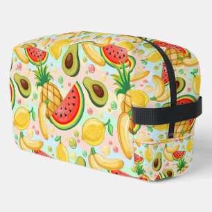 Verse zomer fruit patroon toilettasje