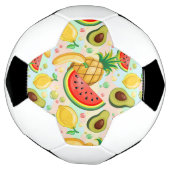 Verse zomer fruit patroon voetbal (Gedraaid)