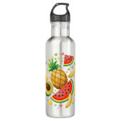 Verse zomer fruit patroon waterfles  (Voorkant)