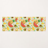 Verse zomer fruit patroon yogamat (Voorkant (horizontaal))