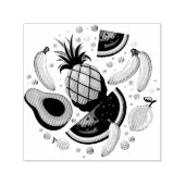 Verse zomer fruit patroon  zelfinktende stempel (Design)