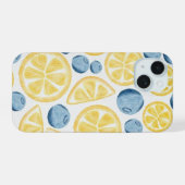 Verse Zomer Lemon Fruit Stijlvolle iPhone Case iPhone 15 Case (Achterkant horizontaal)