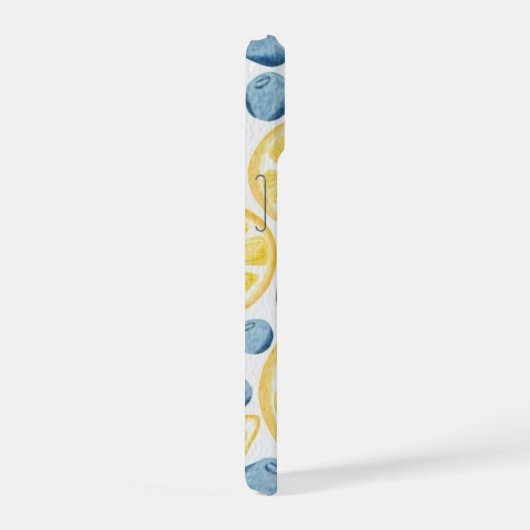 Verse Zomer Lemon Fruit Stijlvolle iPhone Case iPhone 15 Case (Rechterkant)