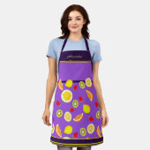 Verse Zomerfruit Personaliseerbaar Schort (Gedragen)