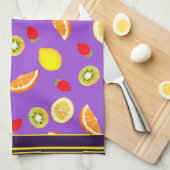 Verse zomervruchten Keukenhanddoeken (Quarter Fold)