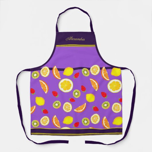 Verse zomervruchten  schort (Voorkant)