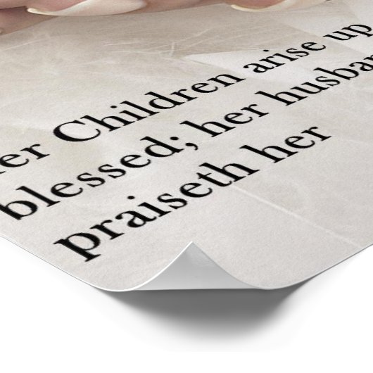 Verses van geloof poster (Hoek)