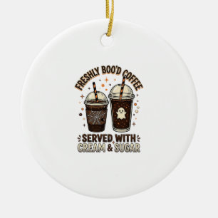 Versgemakte Koffie Halloween Geest Beker Keramisch Ornament