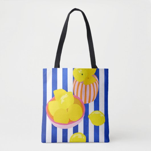 versheid van citroenen tote bag (Voorkant)
