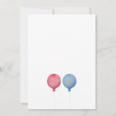 Versiblings duo verjaardagsfeest met twee kittens kaart (Achterkant)