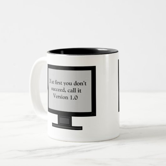 Versie 1.0 Mok (Voorkant links)