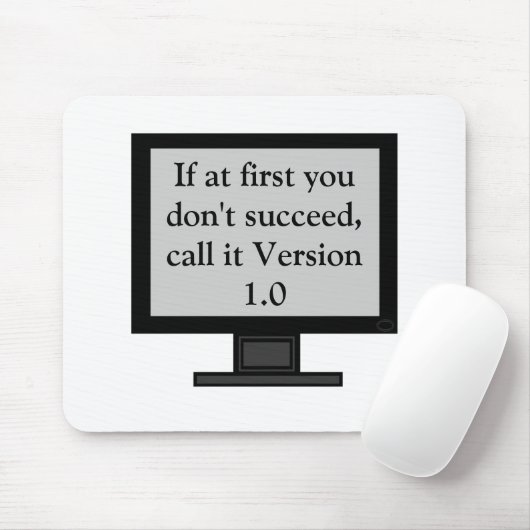 Versie 1.0 Mousepad Muismat (Met muis)