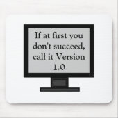 Versie 1.0 Mousepad Muismat (Voorkant)