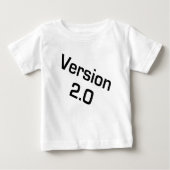 Versie 2.0 shirt Kinderen/Baby Geek (Voorkant)