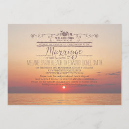 Versie 2 Sunset Beach Destination Wedding Kaart