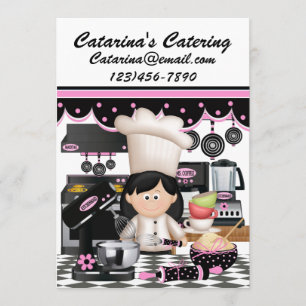 Versie 3 Culinair Recept Kaarten / Uitnodiging - S