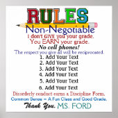 Versie 4 Poster van leerkrachten op school (Voorkant)