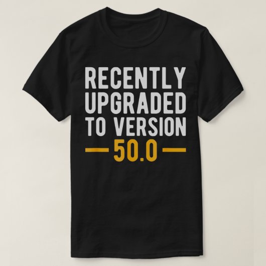 Versie 500 50ste verjaardagscadeau 50 jaar oude ge t-shirt (Design voorkant)