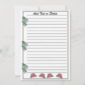 Versie 7 Culinair Recept Kaarten / Uitnodiging - S (Achterkant)