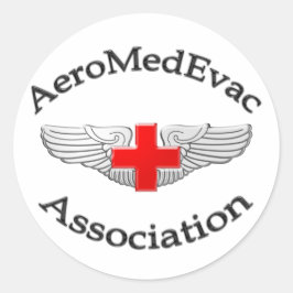 Versie AMEA Logo 2009 Ronde Sticker